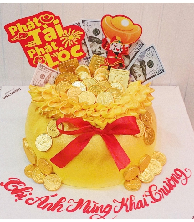 Bánh kem công ty - Khai trương CTKT46