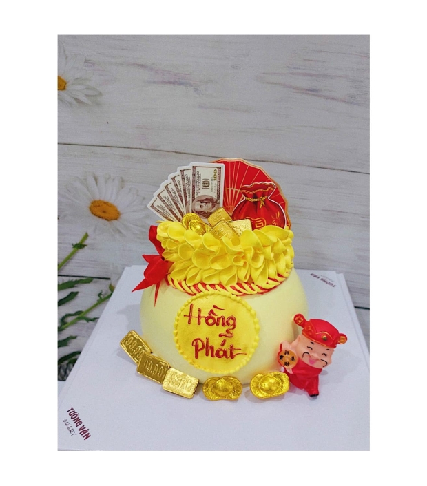 Bánh kem công ty - Khai trương CTKT5