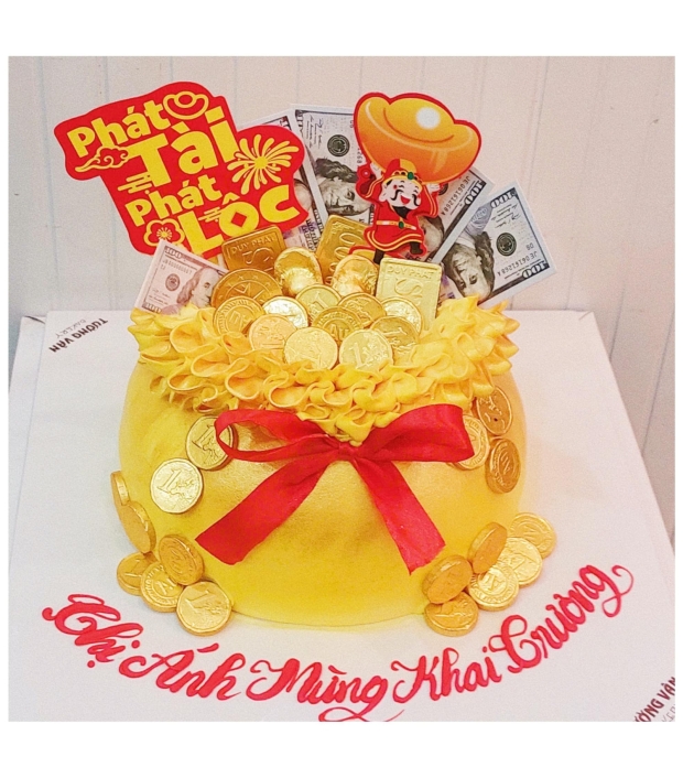 Bánh kem công ty - Khai trương CTKT46